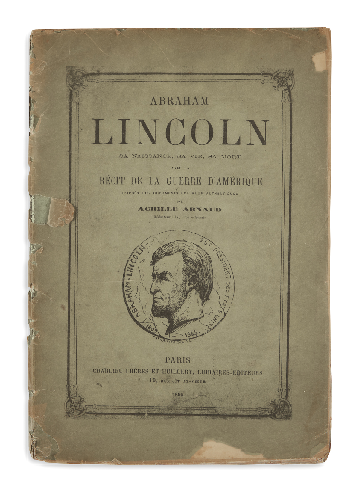 (BOOKS AND PAMPHLETS.) Group of 30 pamphlets on Lincoln and related topics.
